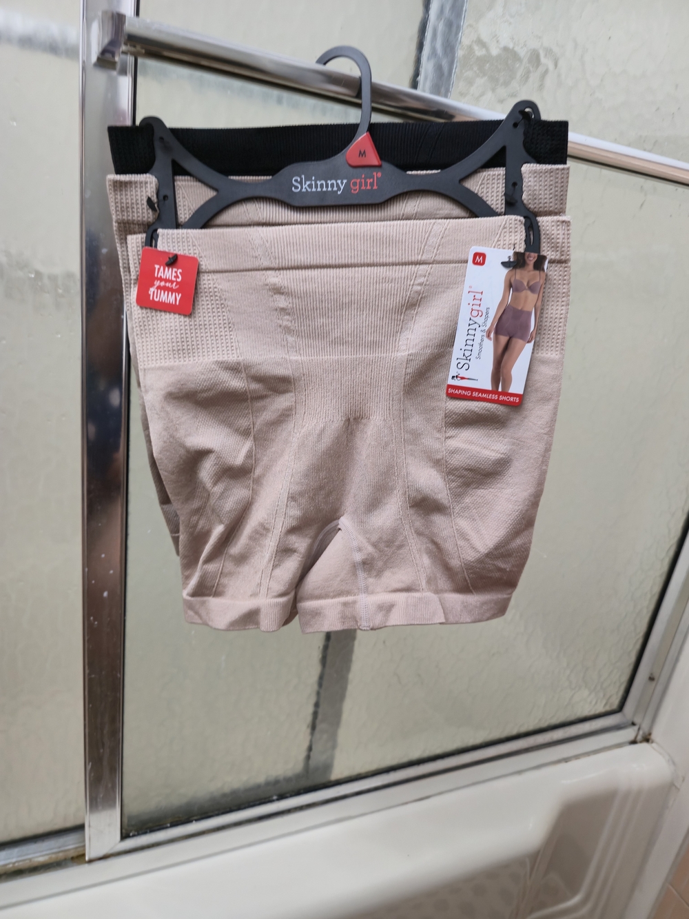 NWT Skinnygirl 3PK Shaping Seamless Shorts. Tames tummy Multicolored. M.  $37.